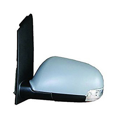 Left Electric Heated Door Mirror with turn signal, Primed surface