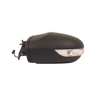 Left Electric Heated Door Mirror with turn signal, Primed surface