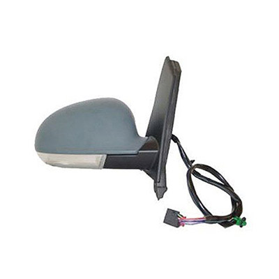 Right Electric Heated Door Mirror with turn signal, Primed surface