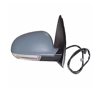 Right Electric Heated Door Mirror with turn signal, Primed surface