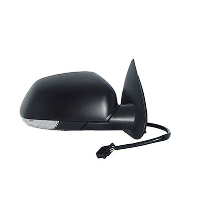 Right Electric Heated Door Mirror with turn signal, Primed surface