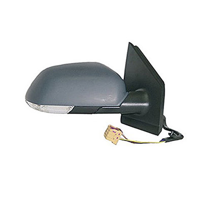 Right Electric Heated Door Mirror with turn signal, Primed surface