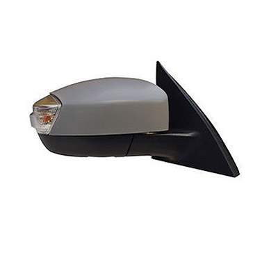 Right Electric Heated Door Mirror with turn signal, Primed surface