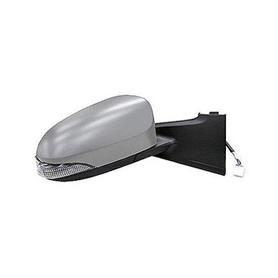 Right Electric Heated Door Mirror with turn signal, Primed surface