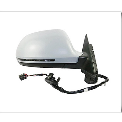 Right Electric Heated Door Mirror with turn signal, Primed surface