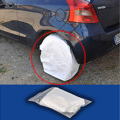 Nonwoven Wheel cover for paint masking