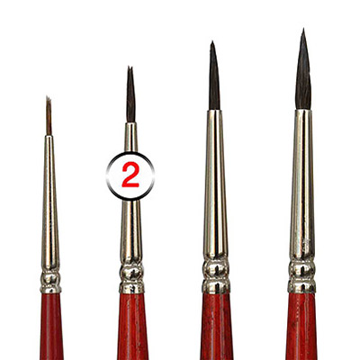 Car touch up brush in more sizes