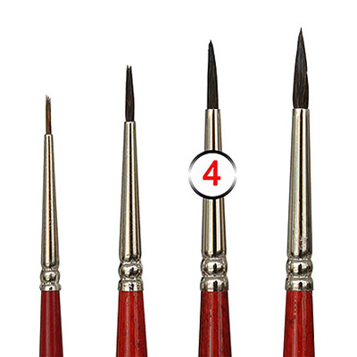 Car touch up brush in more sizes