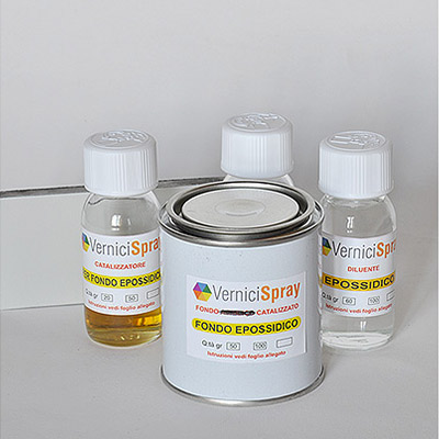 Epoxy Primer catalyzed with very high grip power even for aluminum 250 gr