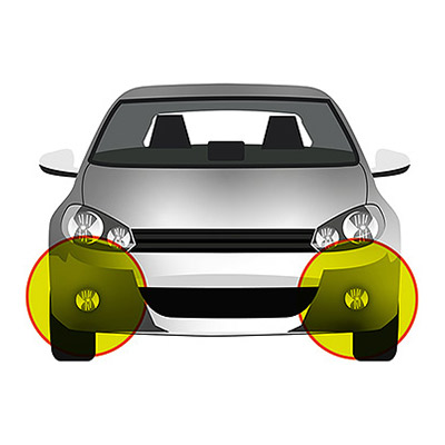 Fog Lights Covers - Left and Right Side