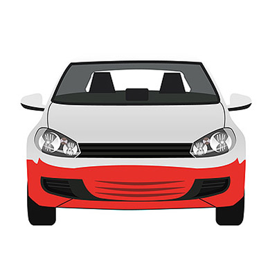 Front Bumper Upper Grille