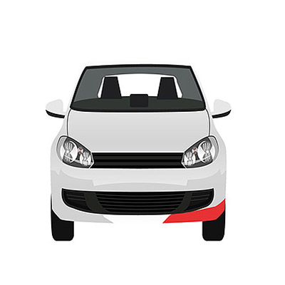 Front Left Bumper Spoiler