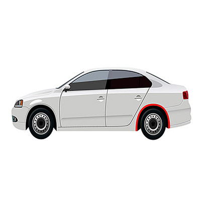 Rear Left Wheel Arch Trim Extension