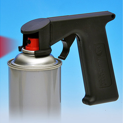 Handle for spray paints