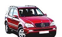 mercedes m-class 2002 - 2005