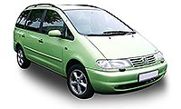 volkswagen sharan 1995 - 2000
