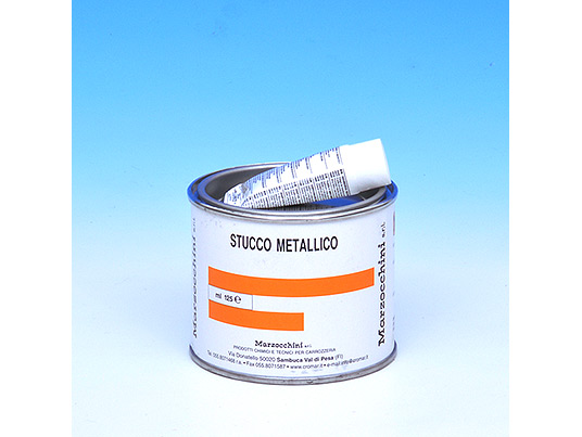 Metallic 2K stucco spatula 230 gr white color  