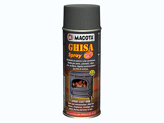 Cast Iron Spray heat resistant, for high temperature up to 600C.  