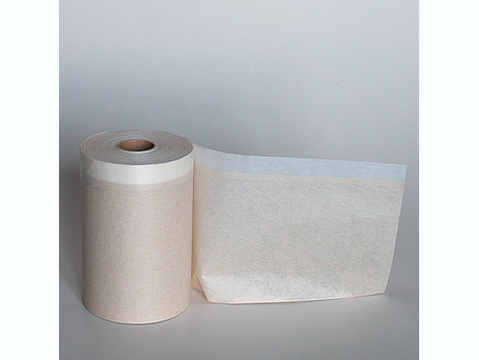 Polythene Masking Paper provided with adhesive tape  