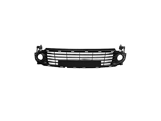 Black Front Bumper Center Grille RENAULT CLIO