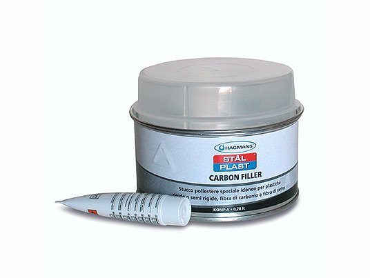 Carbon Filler - Carbon/polyester two-component Filler  