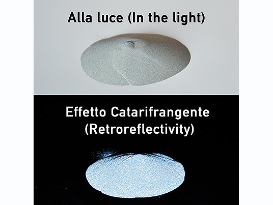 Retroreflectivity: Silver Reflective Pigment in powder - 28 gr  
