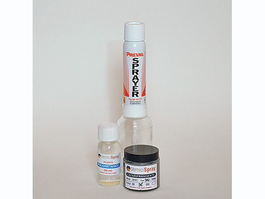 Kit Silver Reflective Paint 100 ml with Spray Gun   