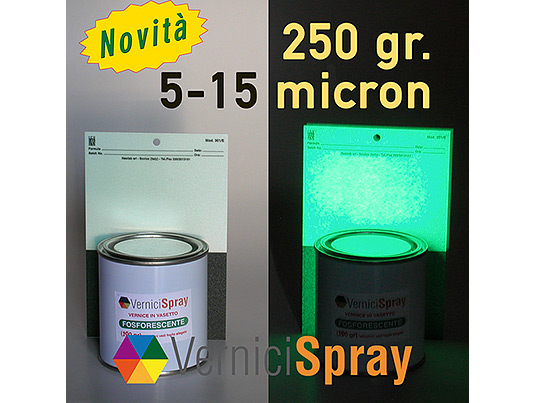 Glow in the Dark Paint with very fine photoluminescent powder  