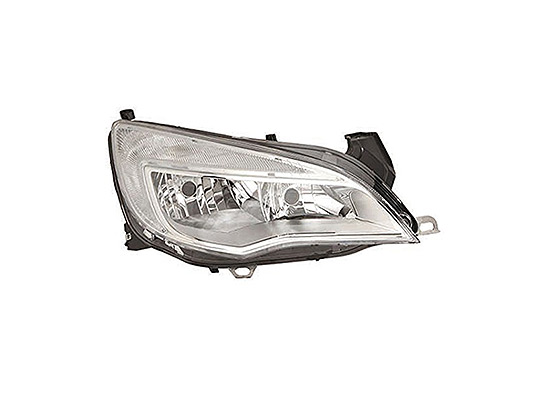 Front Headlight Right side Electric with Motor Chromed OPEL ASTRA
