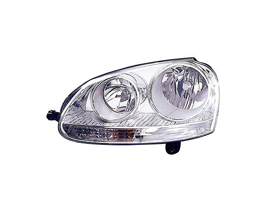 Front Headlight Right side Electric with Motor Chromed AUDI / VOLKSWAGEN GOLF GTI